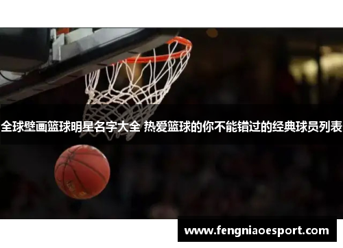 全球壁画篮球明星名字大全 热爱篮球的你不能错过的经典球员列表